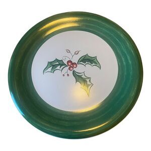 Extremely Rare Holly Holiday Plate